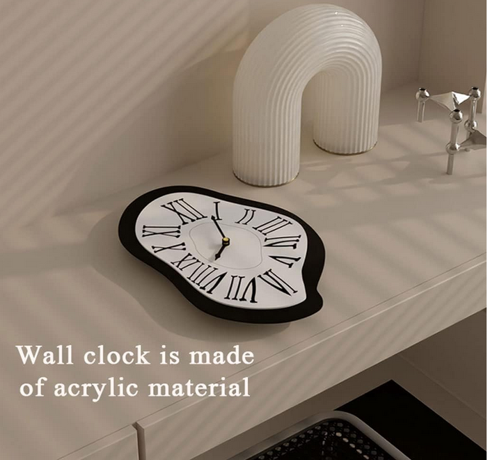 Creative Wall Clock Irregular Geometry Wall Clock Roman Numerals