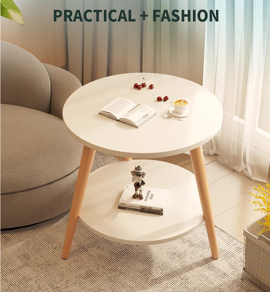 Net small coffee table, small apartment, Nordic, small round table, coffee table