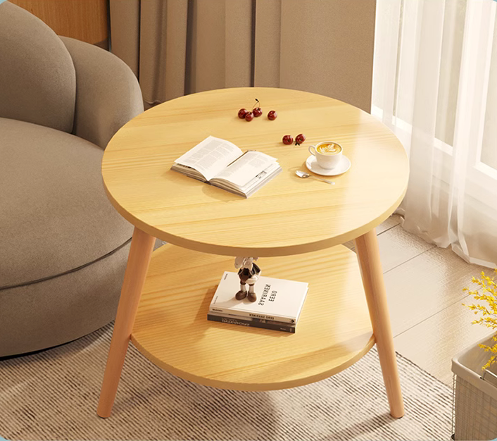 Net small coffee table, small apartment, Nordic, small round table, coffee table