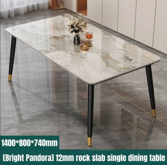 Rock plate dining table Family dining table 1400mm