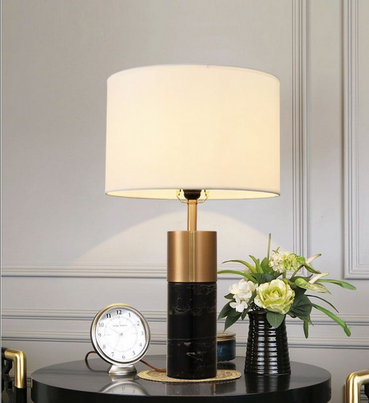 Marble Bedroom Lamp Creative Personality Night Stand Table Light