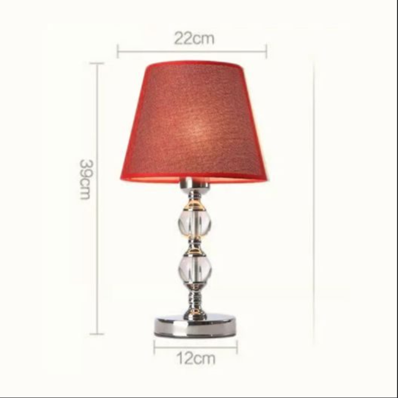 Modern simple lamp · Study room · Bedside lamp · Fashion creative crystal lamp
