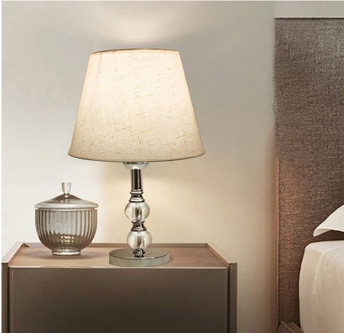 Modern simple lamp · Study room · Bedside lamp · Fashion creative crystal lamp