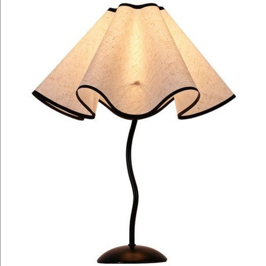 Small Tweed Petal Table Lamp 470H