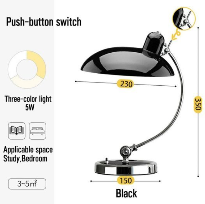 Table Lamp Table Lamp Vintage Dimmable Premium Minimalist Bedroom Bedside Lamp