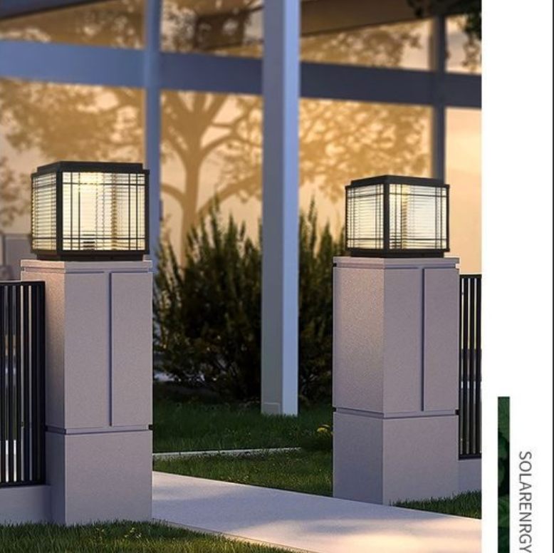 Outdoor solar garden light Wall fence light outdoor waterproof