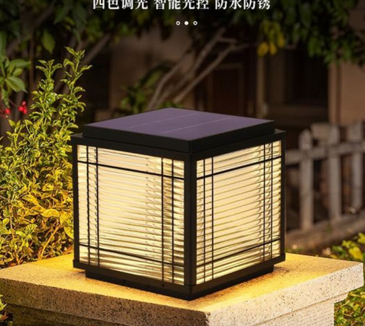 Outdoor solar garden light Wall fence light outdoor waterproof
