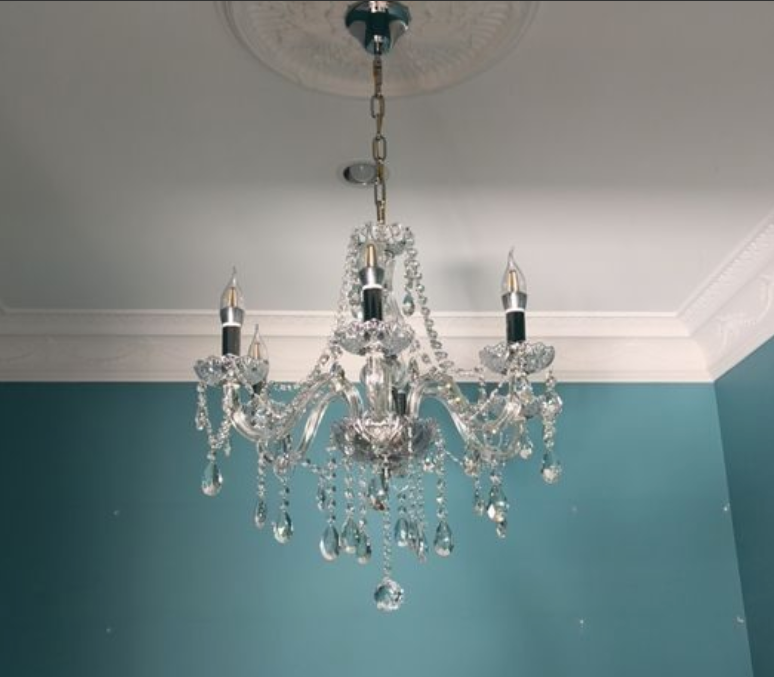 Crystal chandelier light 580X620mm Brand New in box