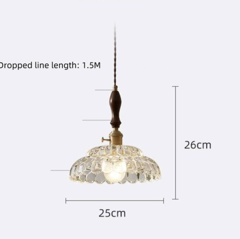 French vintage dining room table bedroom black walnut glass designer chandelier
