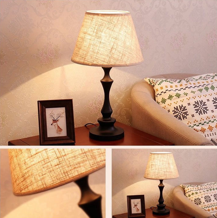 North European and American Smelt Iron Table lamp