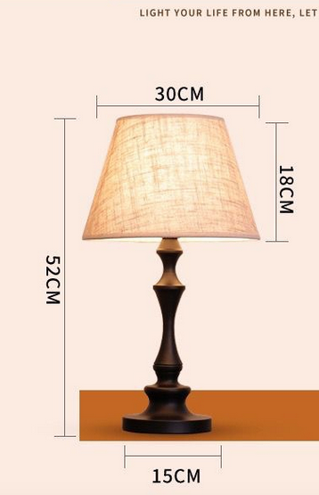 North European and American Smelt Iron Table lamp