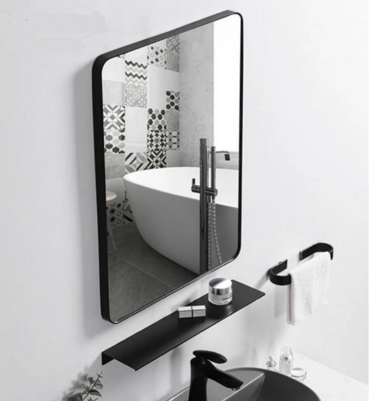 Bathroom Mirror for Wall with Black Frame