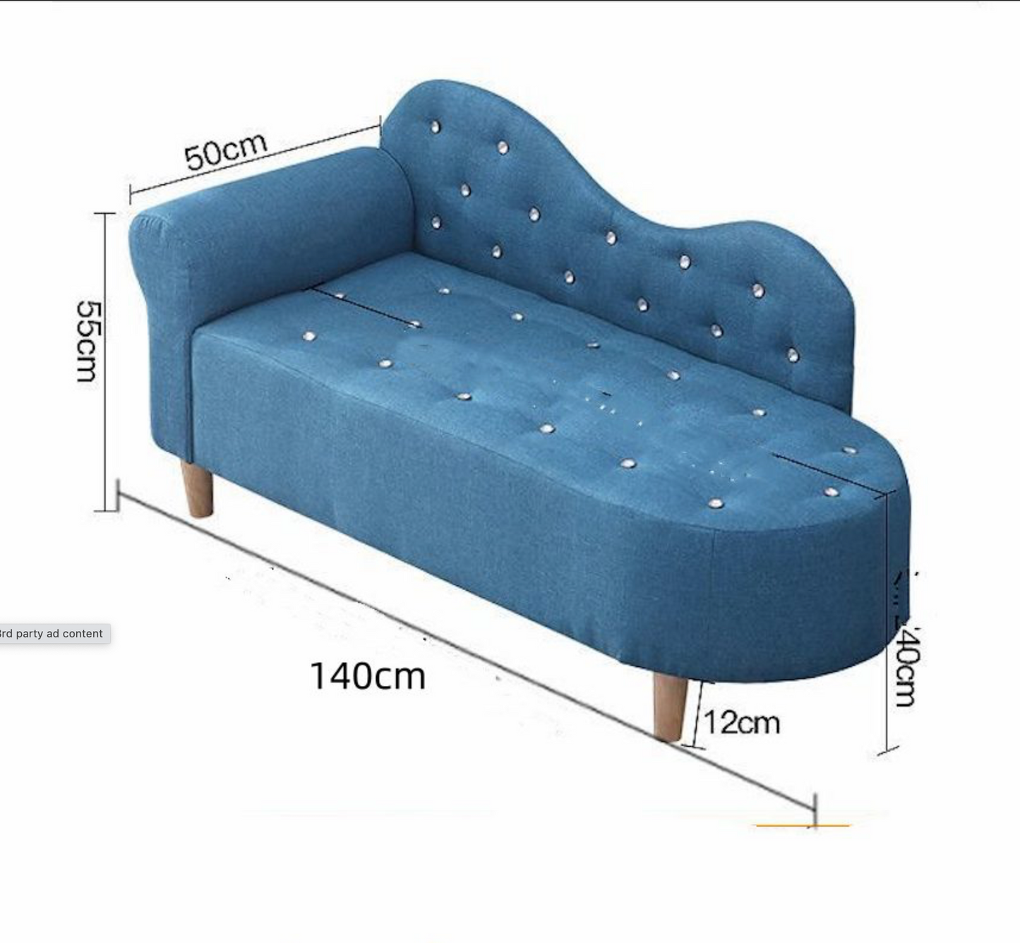 Sofa Pillows Wood Legs Relax Wooden Loveseat Longue Couch