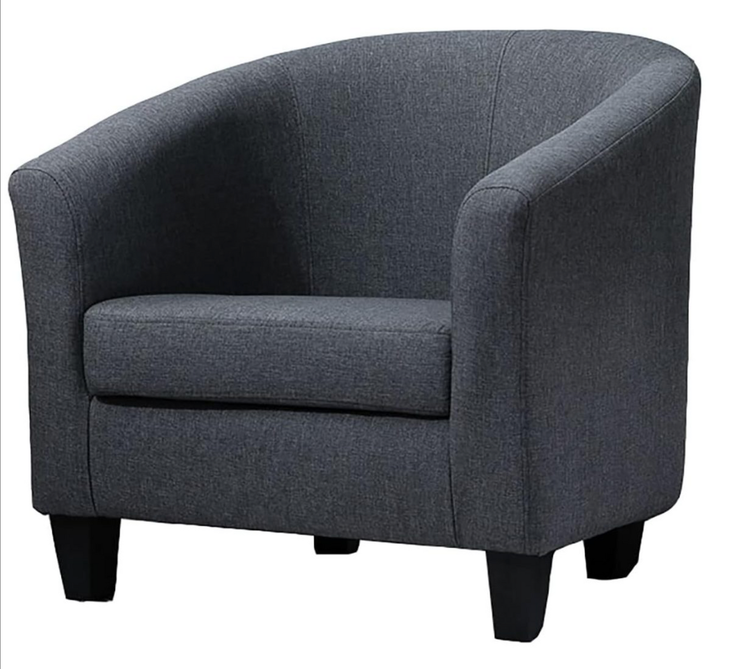 European fabric single sofa chair - Grey color