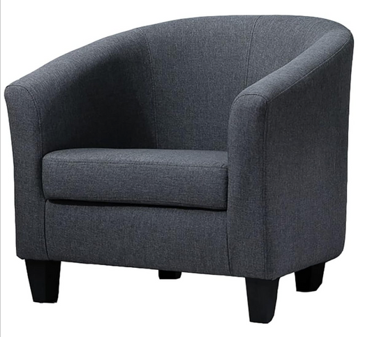 European fabric single sofa chair - Grey color