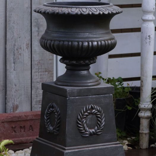 Roman Pillar Flower Pot Large Floor Balcony Courtyard Base Flower Stand