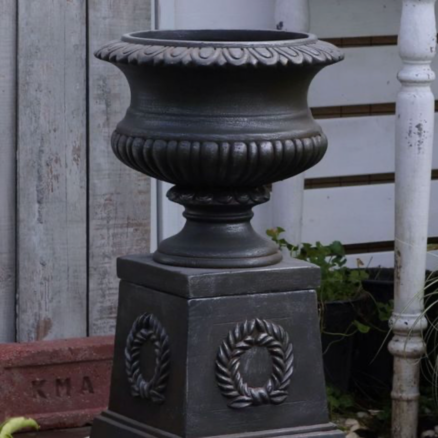 Roman Pillar Flower Pot Large Floor Balcony Courtyard Base Flower Stand