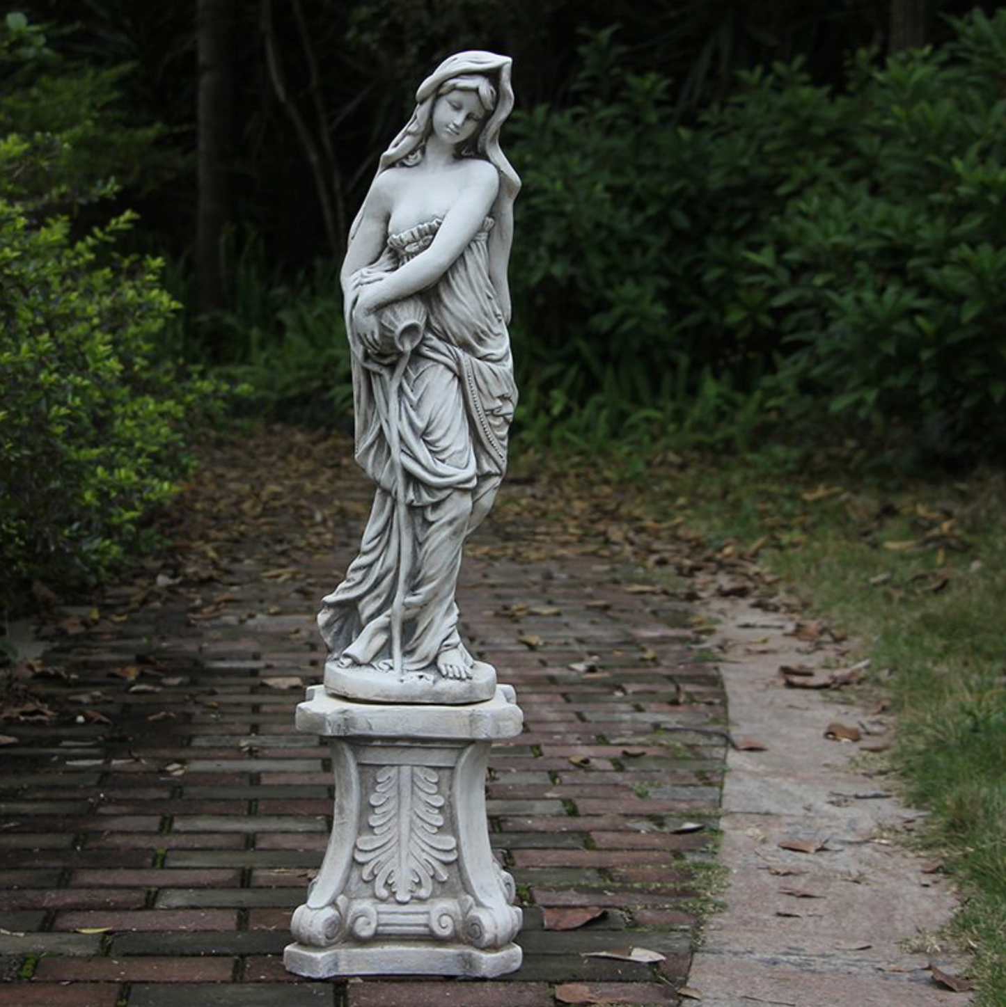 Enigma Marble Resin Grace Home or Garden Statue