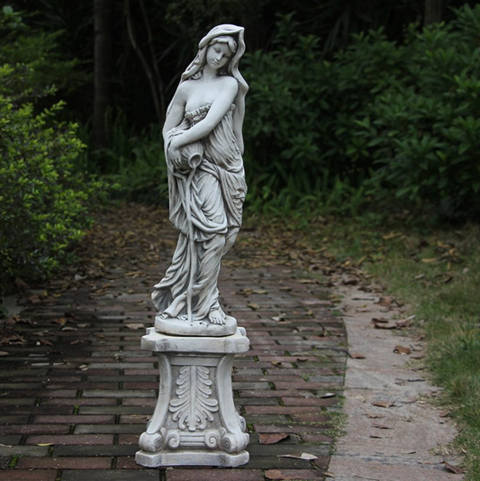 Enigma Marble Resin Grace Home or Garden Statue