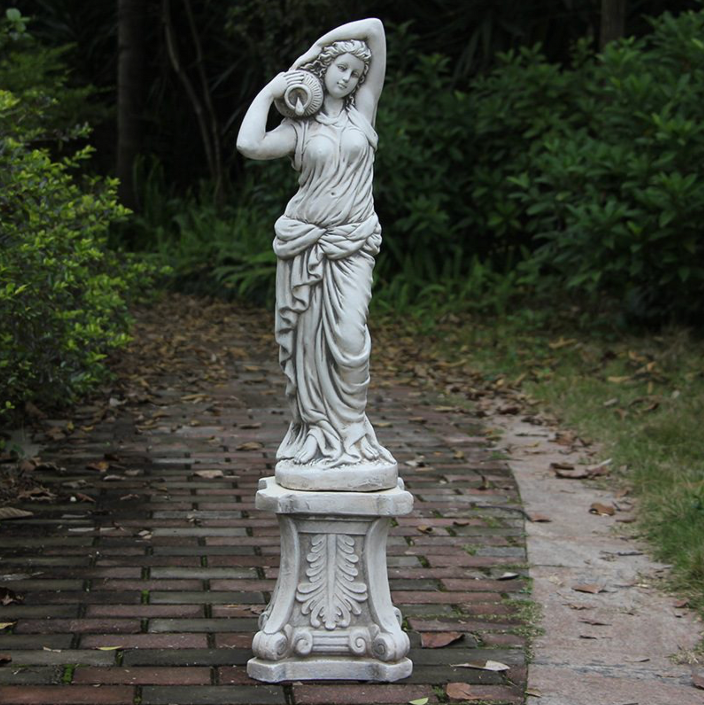 Enigma Marble Resin Grace Home or Garden Statue