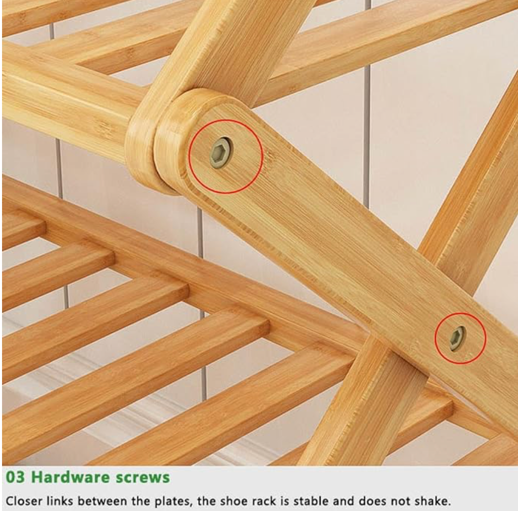 Bamboo Storage Balcony Multifunction Indoor Outdoor Display Plant Shelf