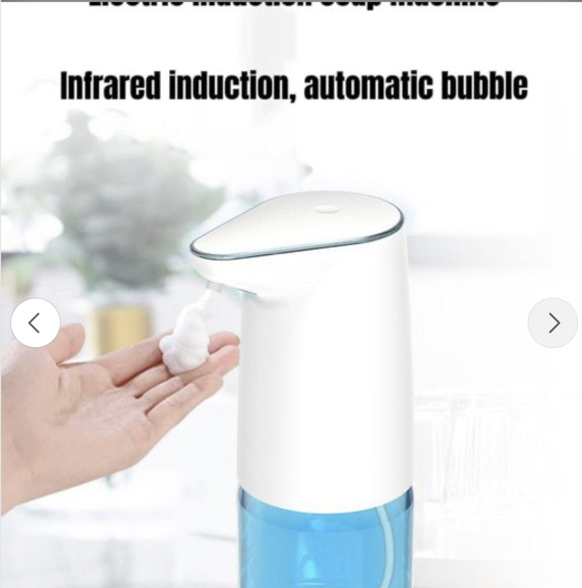 Smart sensor charging soap dispenser • contactless hand soap dispenser