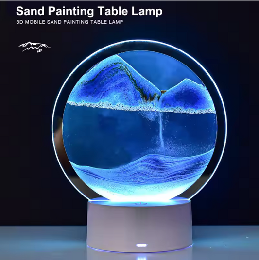 Quicksand Table Lamp, internet red hourglass decompression ornament