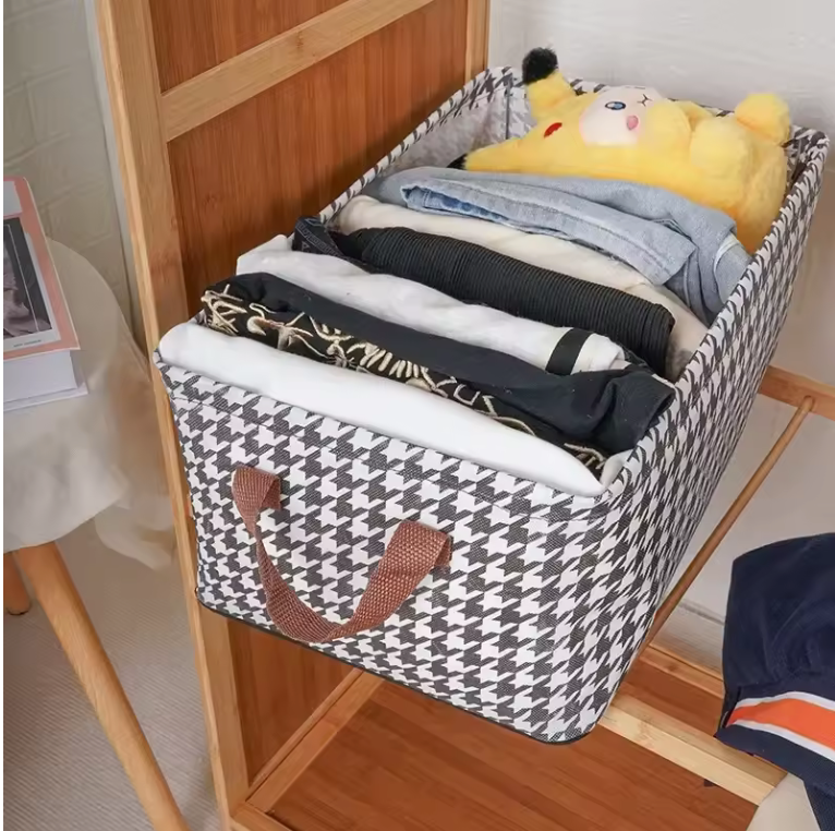 Multi-purpose Pants Toy Storage Basket Home Foldable