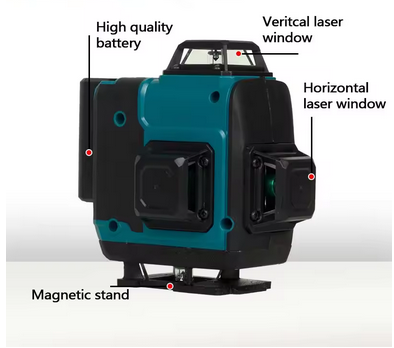 Laser Level 3*360° Green Light level set high precision line casting instrument