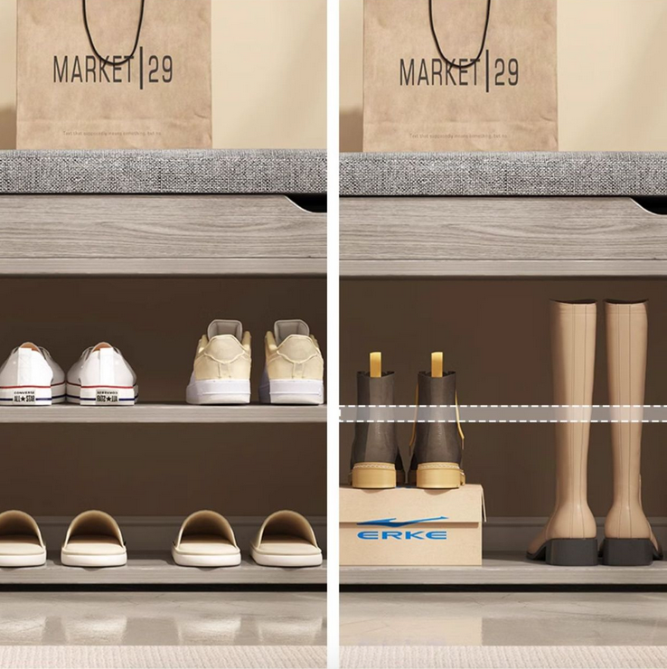 Living Room Shoe Cabinet Shelves Space Saving