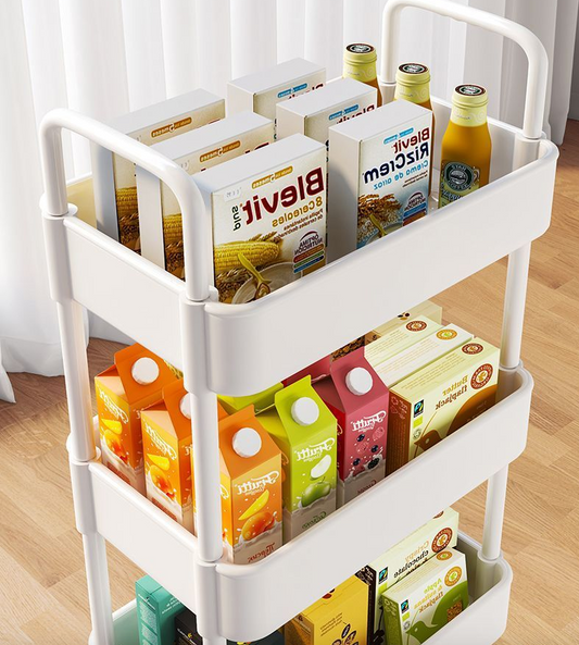 Kitchen Organizers And Storage Rack Household Cart With Wheels