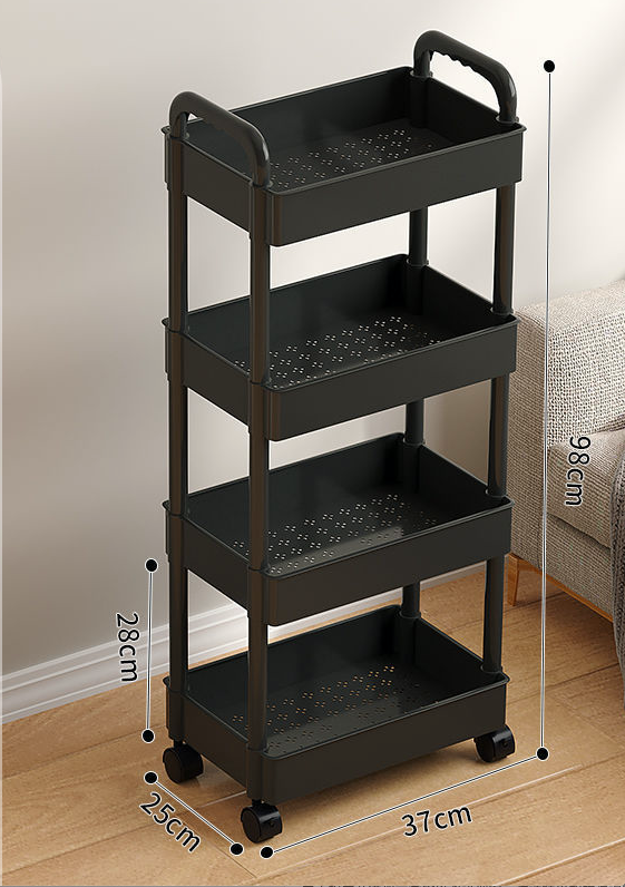 Kitchen Organizers And Storage Rack Household Cart With Wheels
