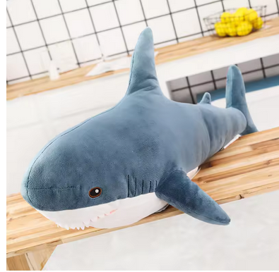 Large Size Shark Plush Toy Soft Cushion 110CM