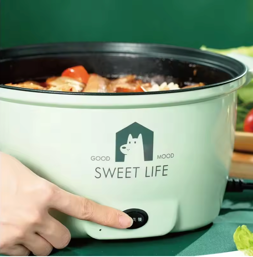 Multifunctional Pot 2L Home Electric Cooking Pot