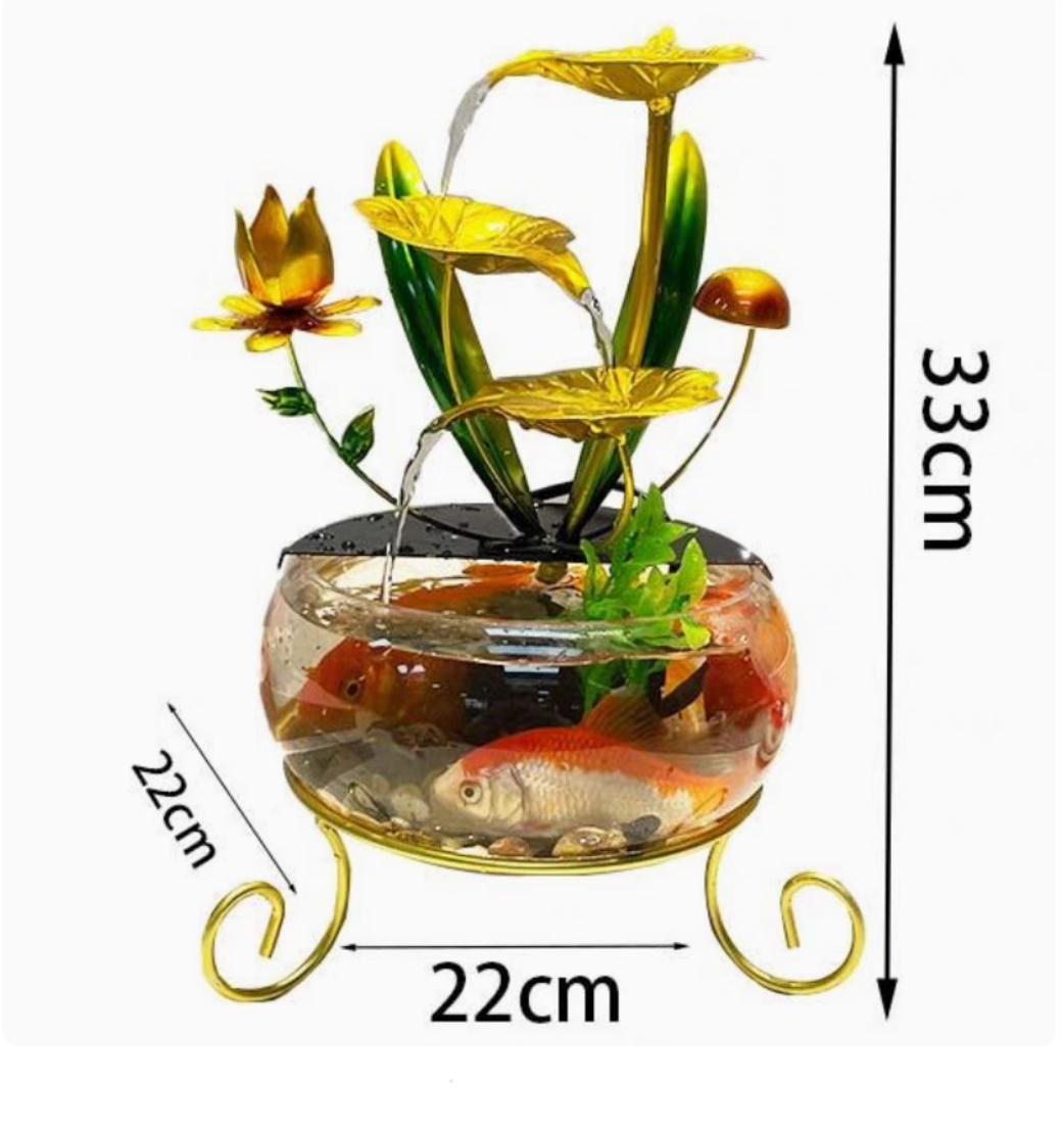 Desktop lucky water fountain ornament