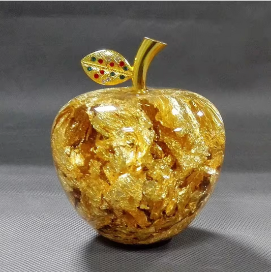 Southeast Asia Style Gold Foil Apple Ornament