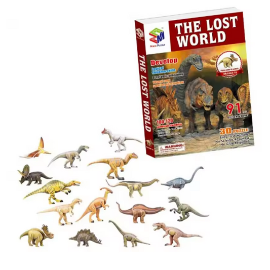 The lost world 3d Coated paper dinosaurs Pterosaur Athlon Stegosaurus