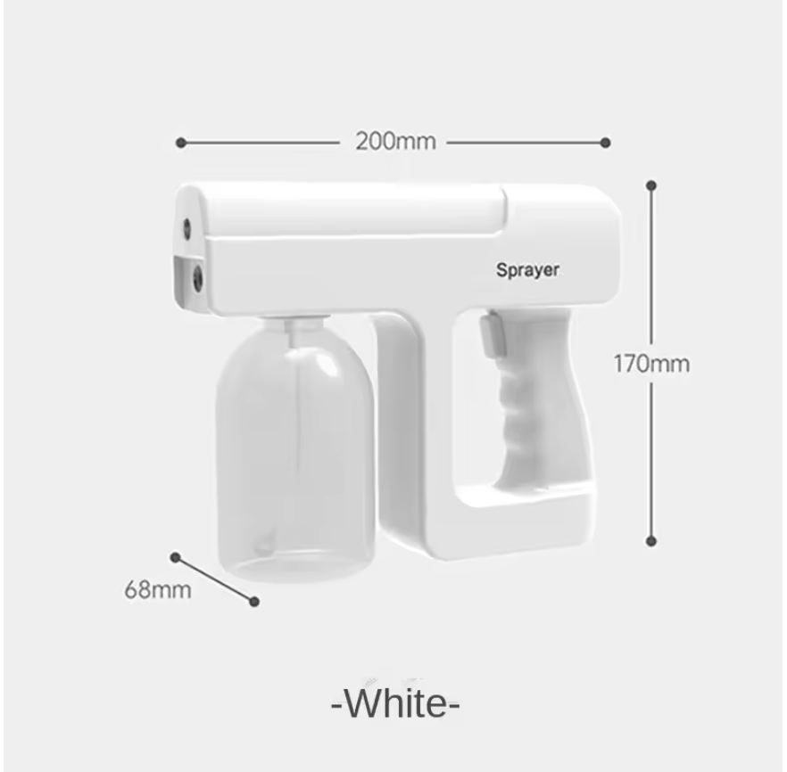 300ML Wireless Electric Disinfection Sprayer Gun Wireless Nano Blue Light Steam