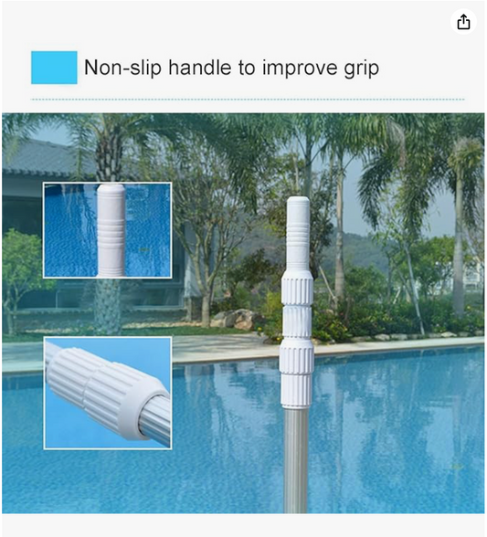 Swimming Pool Pole,Aluminum for Cleaning Brushes Vacuum Cleaners for Skimming Net Rakes