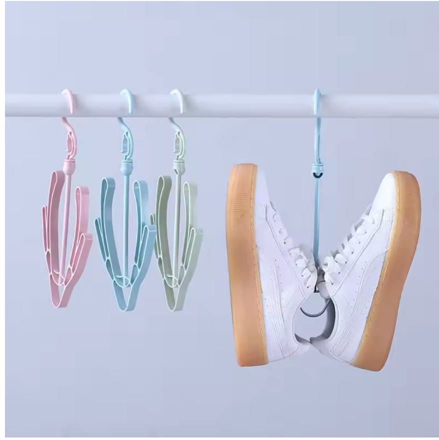 1pc Hanging Shoe Hook Balcony Drying Shoe Rack