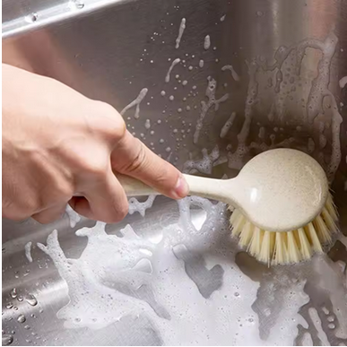Long Handle Pan Pot Brush sink Dish Bowl Washing Cleaning Brush