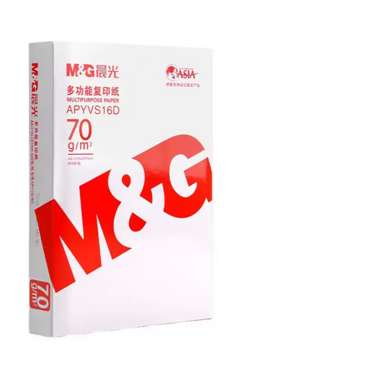 Printing and copying paper, one pack of 500 sheets, 70g