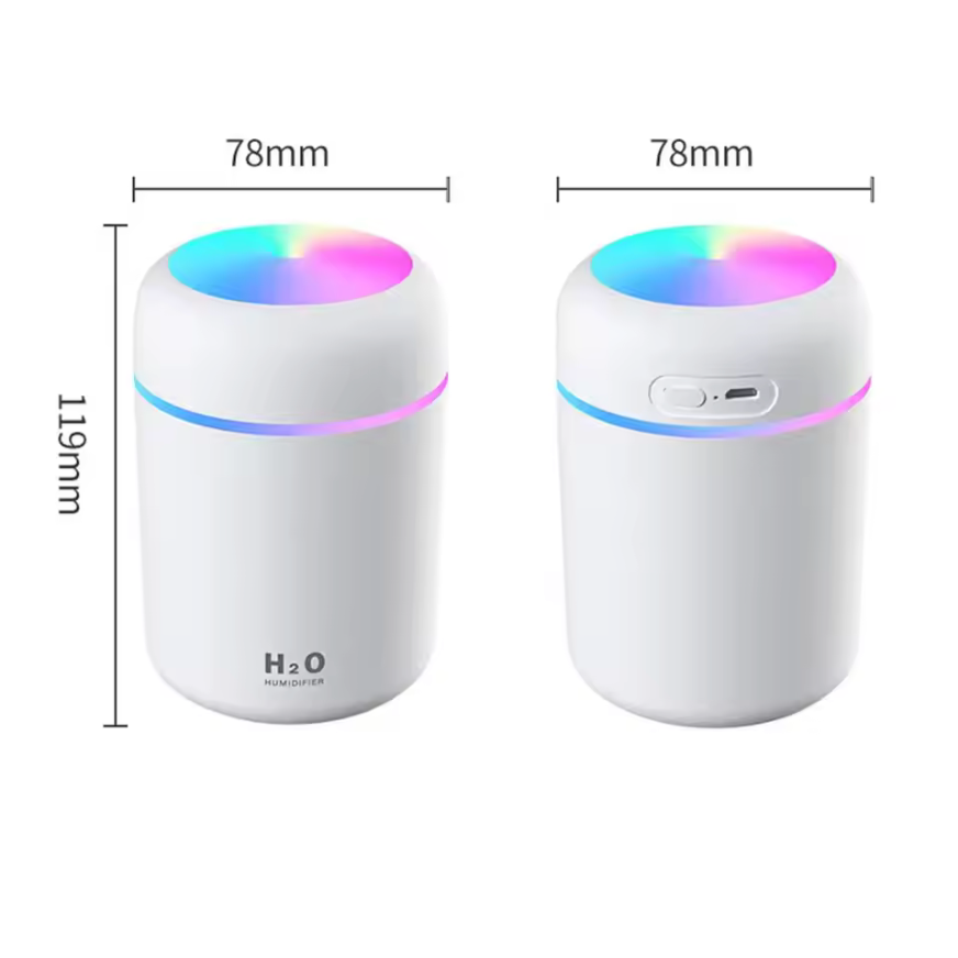 300ml Air Humidifier USB Ultrasonic Aroma Essential Oil Diffuser