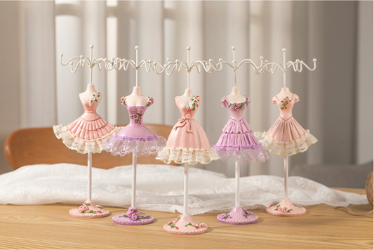 Model Dress Jewelry Display Stand Storage Rack for Necklace Women Girl Gifts