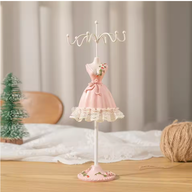Model Dress Jewelry Display Stand Storage Rack for Necklace Women Girl Gifts