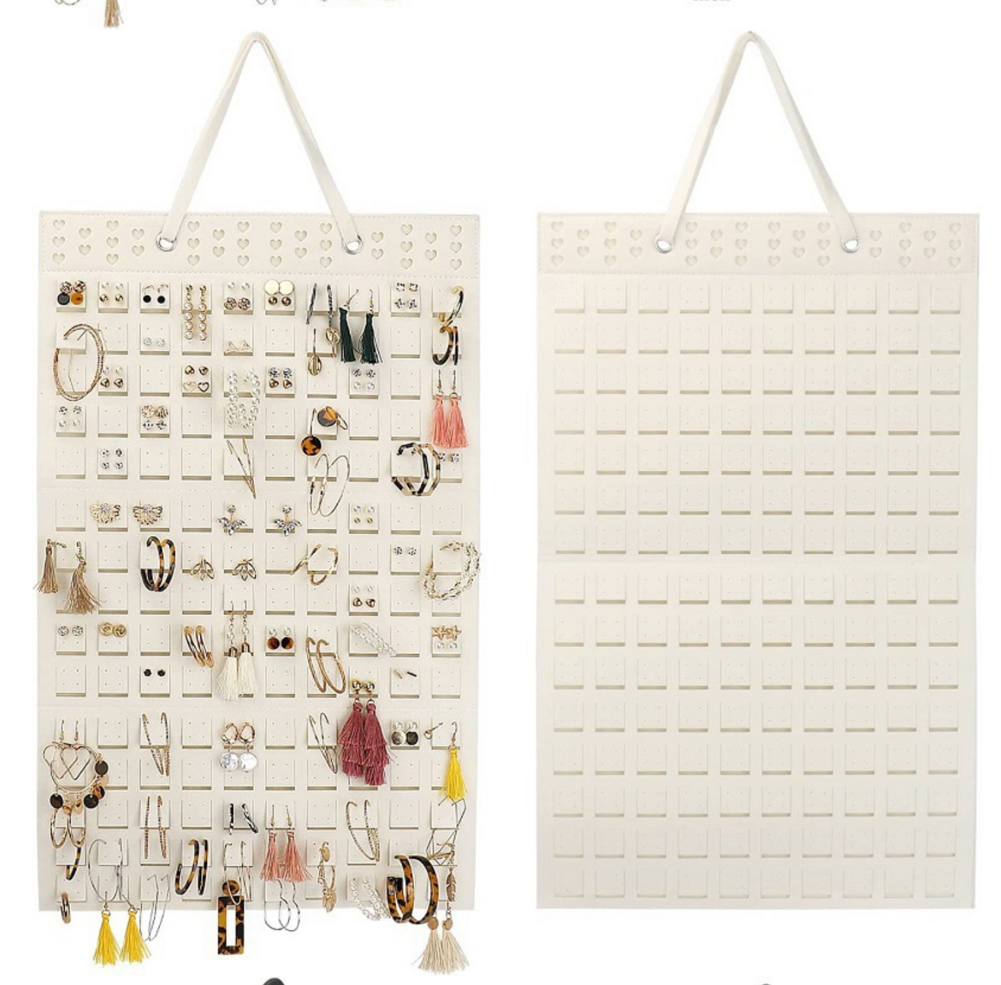 Jewelry Holder Organizer Double-Sided Hanging Jewelry Organizer Closet