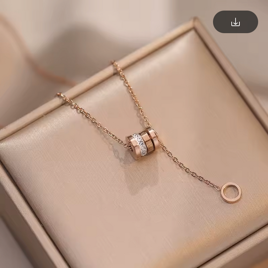 Temperament Little Roman Waist Tassel Pendant Necklace