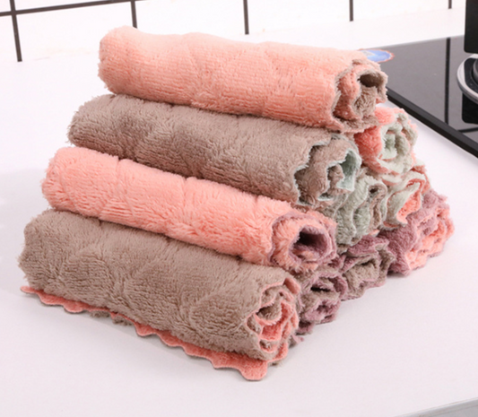 Microfiber Towel Absorbent Kitchen Cleaning Cloths