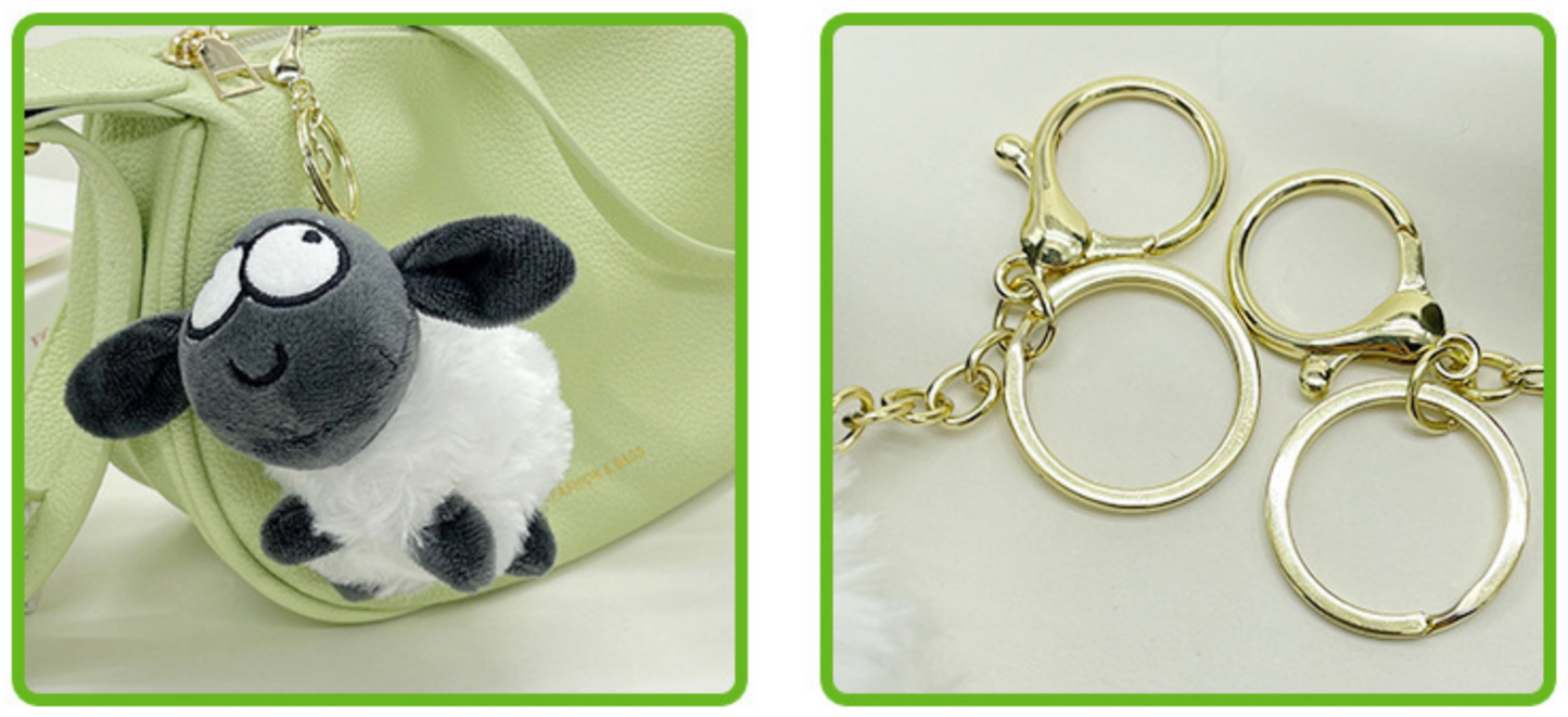 Sheep Cute Keychain Stuffed Plush Pendant Decoration