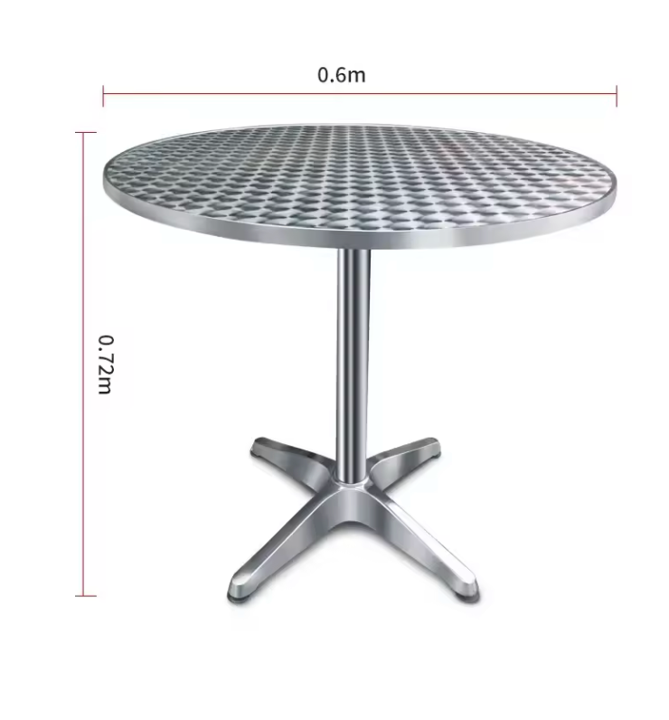 Outdoor table camping industrial style dining table 60CM